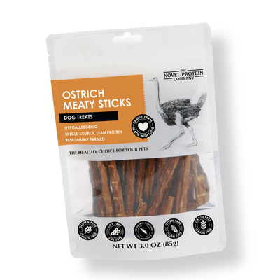 The Novel Protein Company Ostrich Meaty Treats