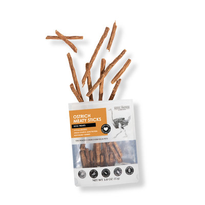 The Novel Protein Company Ostrich Meaty Treats